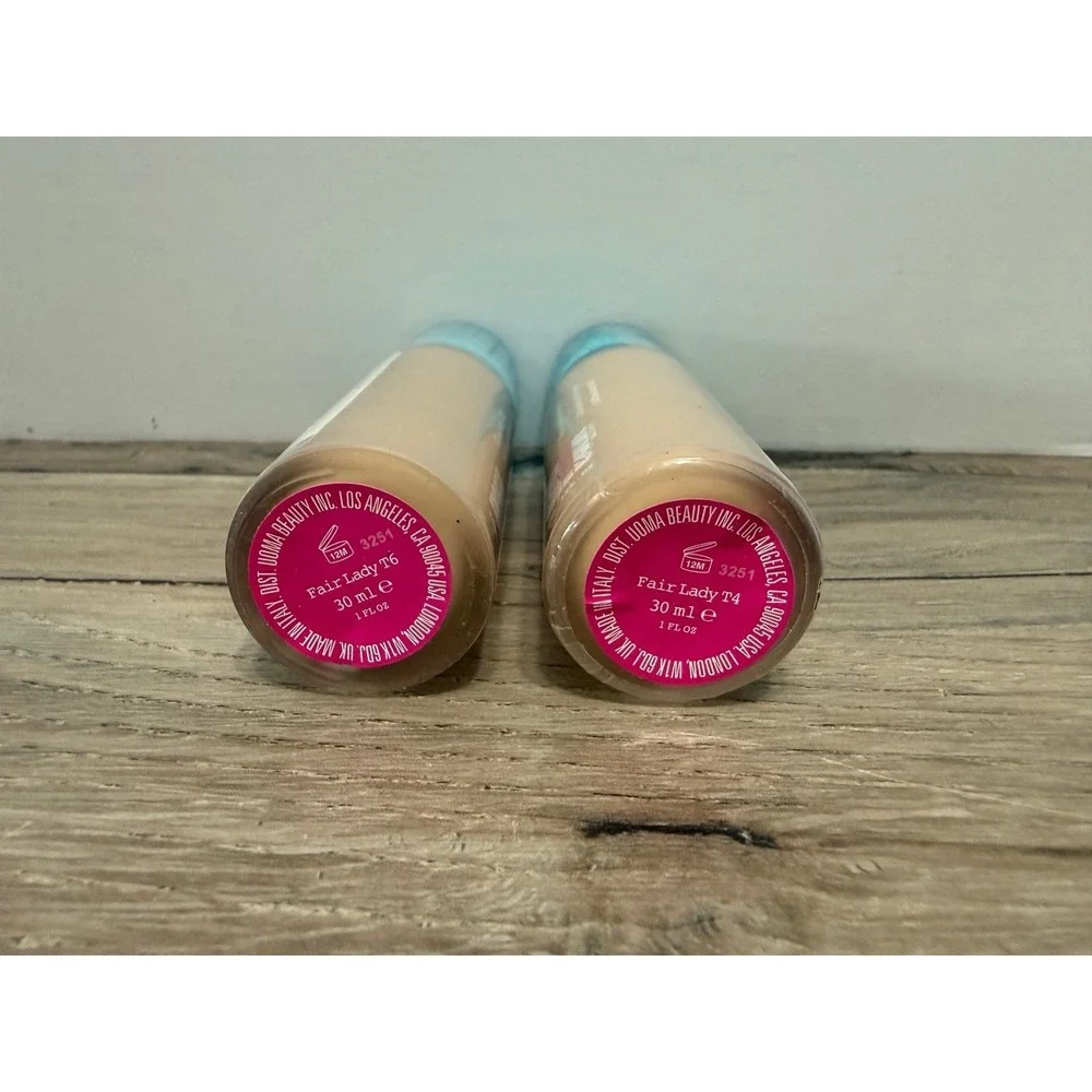 2x Uoma by Sharon C Flawless IRL Skin Perfecting Foundation
